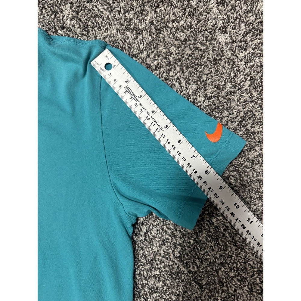 2 Miami Dolphins Shirt Men's Small Nike Apparel Teal Short Sleeve NFL Football - Picture 7 of 12